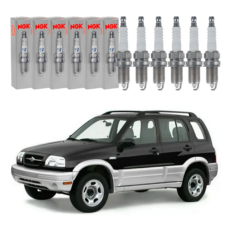 Jogo Velas Ngk Grand Vitara 2.0 16v 2000 A 2005