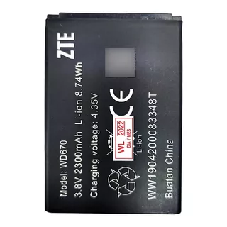 Bateria Pila Wi-pod Zte Wd670 2300mah 3.8v