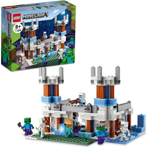 Kit Lego Minecraft El Castillo De Hielo 21186 499 Piezas 3