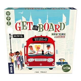 Get On Board New York E London - Jogo De Tabuleiro - Devir