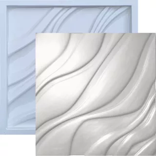 Forma Gesso 3d Cimentício Molde Abs Plástico Pra Placa Pared