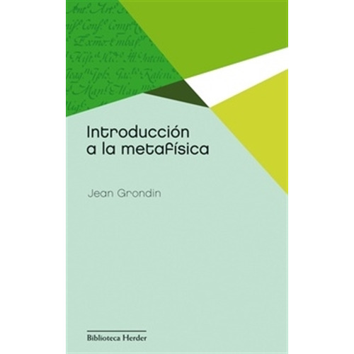 Introduccion A La Metafisica