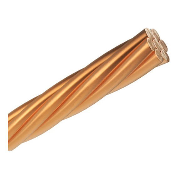 Cable Desnudo 1x4 Mm (7 Hilos) Normalizado Iram Cobre X 20 M