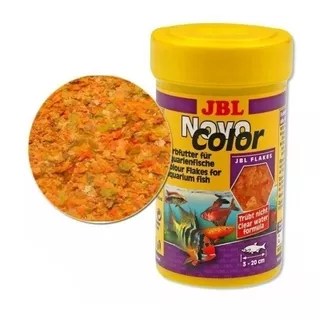 Ração Jbl Novocolor 250ml 45g Realça Coloração Dos Peixes