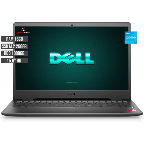 Laptop Dell, Core I3 11va4, Ram 4gb, Hdd 1tb, 15.6, Español Color Gris