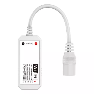 Controladora Tira Led Rgb Wifi 12v 24v + App Audioritmica Rf