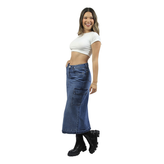 Falda Maxi  Mujer Cottons Jeans  Amanda