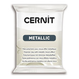 Cernit Metallic Arcilla Polimérica 56 G, Colores A Elección Color Blanco Perlado