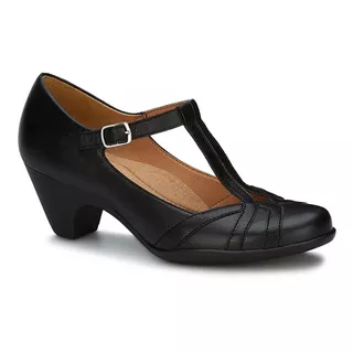 Zapatilla De Mujer Color Negro And Confort