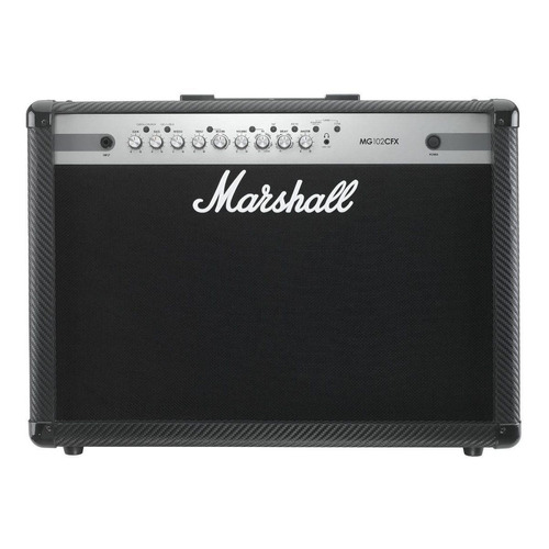 Amplificador Marshall MG Carbon Fibre MG102CFX Transistor para guitarra de 100W color negro