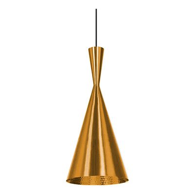 Colgantes Modernas Beat Tall Oro Dorado Apto Led Deco
