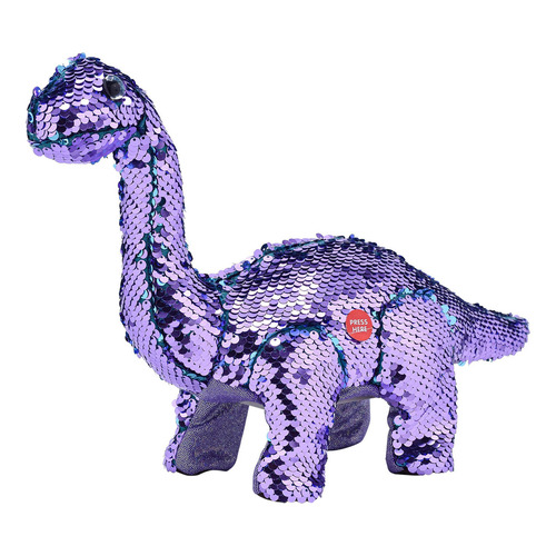 Dinosaurio Argentinosaurus Robot Lentejuelas Toy Logic Color Multicolor Personaje Dinosaurios