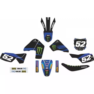 Kit Grafico ( Adesivo ) Dt200 97  Motocross