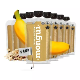 Plátano Y Avena - Snack Orgánico - 100gr / 8pack