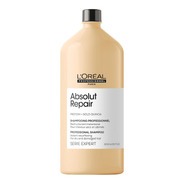Shampoo L'oréal Professionnel Serie Expert Absolut Repair Gold Quinoa + Proteína En Botella De 1500ml Por 1 Unidad