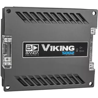 Amplificador Modulo Banda Viking 5002 2ohm 5000 Wrms Cor Preto