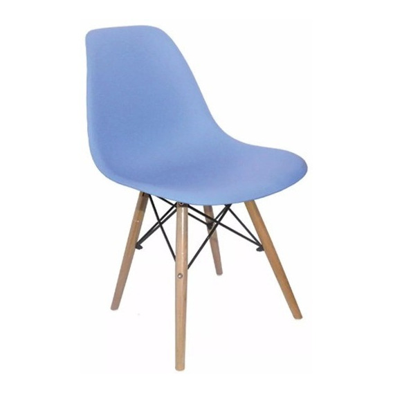 Sillas Eames Color Azul Para Adultos Color del asiento Celeste TcWeb