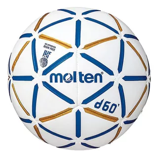 Bola Molten Handebol D60 H2 Handball Ihfapproved Resin Free Cor Branco Tamanho Da Bola 2