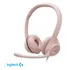 Audifono Logitech H390 Usb - Cancelación De Ruido Color Rosa