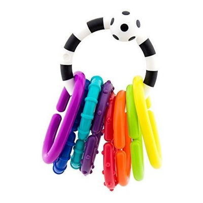 Sonajero Para Bebe Diseño Balon Con 8 Colguijes Multicolor