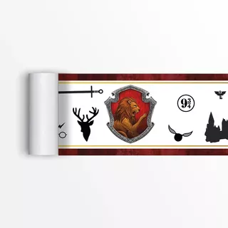 Faixa Decorativa Teen Papel De Parede Harry Potter