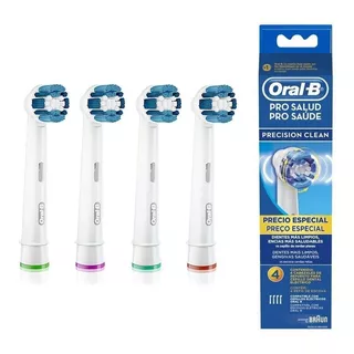 Refil Escova Dental Eletrica Precision Clean Oral-b C/ 4 Uni