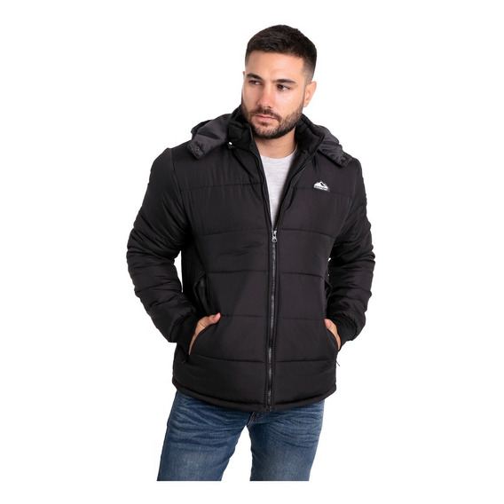 Campera Hombre Abrigo Capucha Desmontable C.art 605