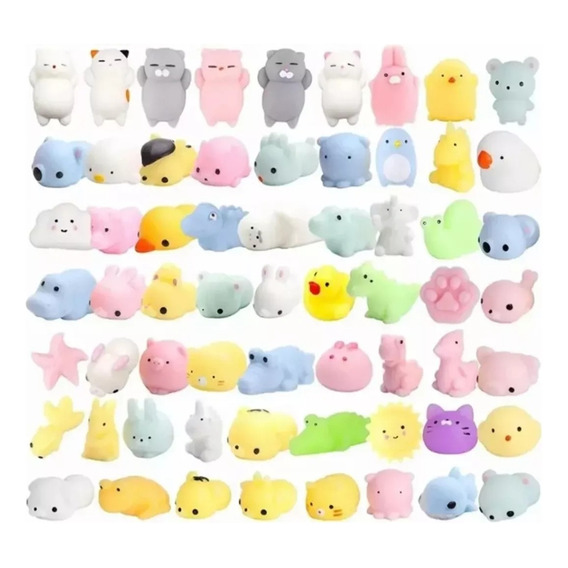 100 Escuichi Squishy Barato Kawaii Antiestres Mochi Juguete