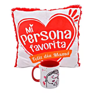 Kit Cojin Mas Mug Taza Pocillo Regalo Del Dia De La Madre 