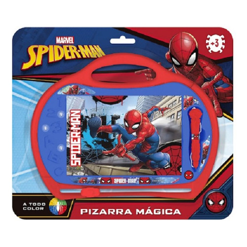 Pizarra Mágica 16x14cm En Blíster - Del Tomate Color Spider Man