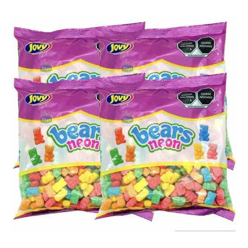 Gomitas Ositos Neon Jovy 4 Kg