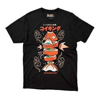 Playera Pokemon Pikachu Sushikarp Magikarp Agua Anime