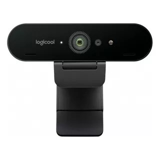 Webcam Ultra Hd 4k Pro Com Microfone Embutido Brio Logitech Cor Preto