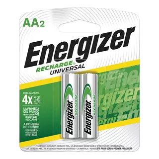 Pila Recargables Aa X2 Energizer