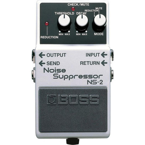 Pedal De Efecto Compacto Boss Noise Suppressor Ns-2 Color Blanco