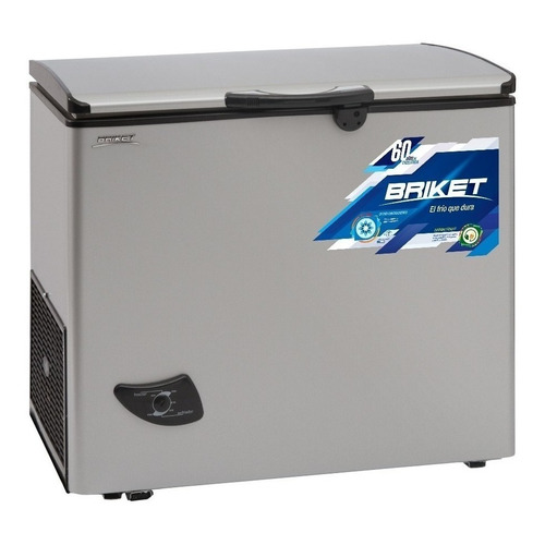 Freezer horizontal Briket FR 2520 ST  plateado 224L 220V 