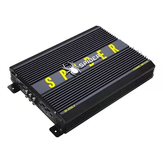Amplificador De 4 Canales Clase A/b Sr-2200.4 2000w Max Color Negro