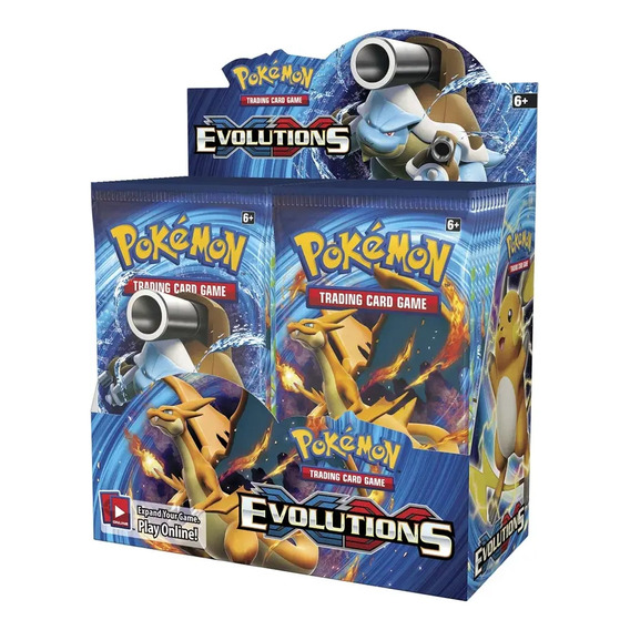 10 Sobres Cartas Pokemon Evolutions Tcg 100 Cartas