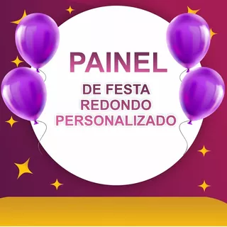 Kit Painel 1,5m E Cilindros Tecido Sublimado Personalizado