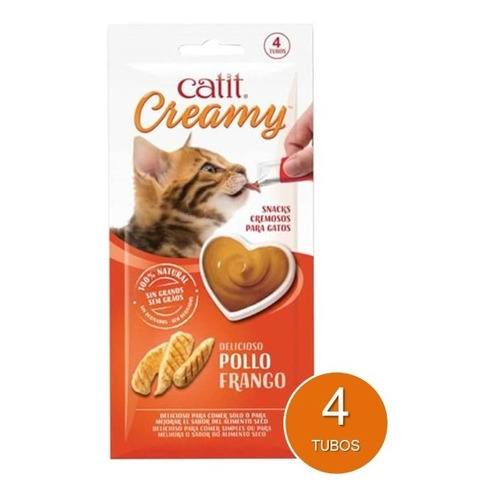 Snack Gato Catit Creamy Sabor Pollo (tipo Ciao Churu) 40g Np