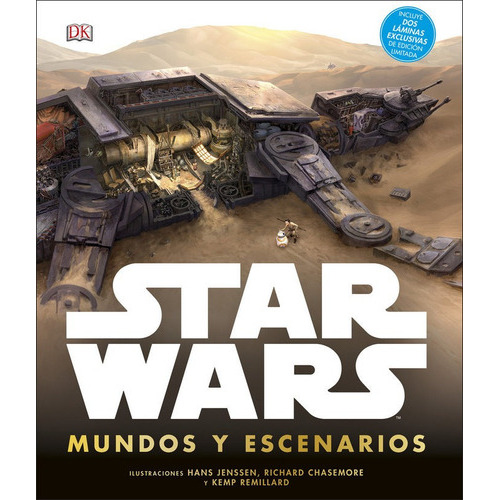 Star Wars Mundos Y Escenarios, De Vários Autores. Editorial Dk, Tapa Dura En Español