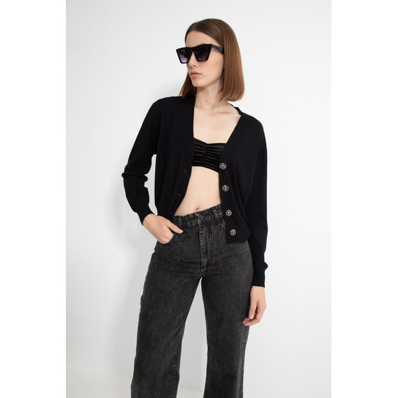 Cardigan Cropped Lisboa Winter Mujer Portsaid