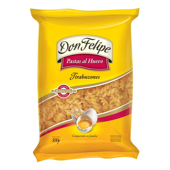 Fideos Tirabuzón Don Felipe 500gr