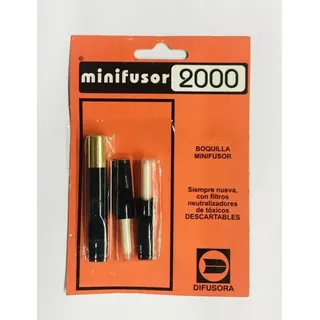 Boquilla Minifusor 2000 + 2 Repuestos Sabor Negro