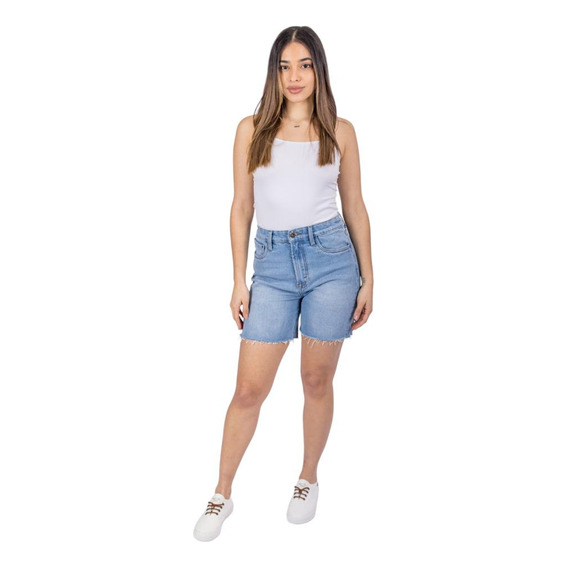 Short Bermuda De Jeans Denim Ufo Seven Azul