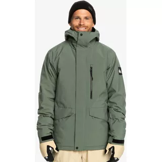 Campera Snow Quiksilver Mission Solid Impermeable 10k Hombre