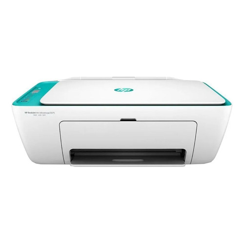 Impresora a color multifunción HP Deskjet Ink Advantage 2675 con wifi blanca y azul 100V/240V