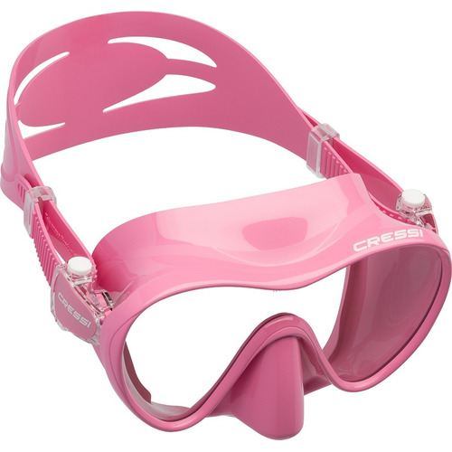 Visor Cressi F1 Frameless Buceo Snorkeling Apnea !! Color Rosa