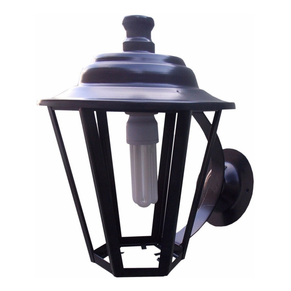 Pack X 2 Farol Colonial De Pared De Chapa Exterior 1028