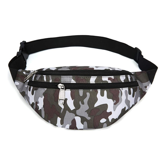 Riñonera Ppxgogo Unisex Deportivo Ajustable - Verde Camo